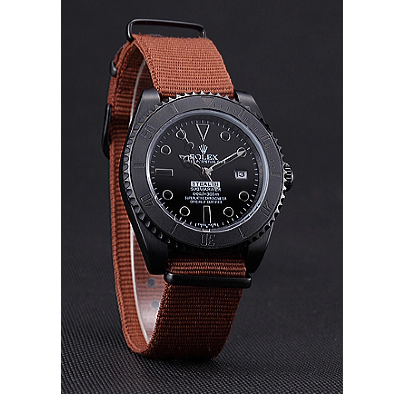 Aaa replica 621997 Rolex Brown Submariner Stealth 0721